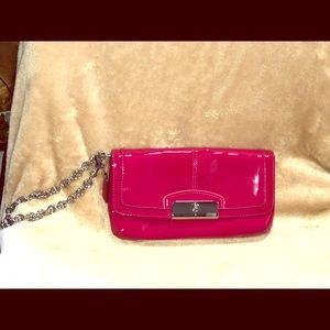 COACH Fuschia Clutch